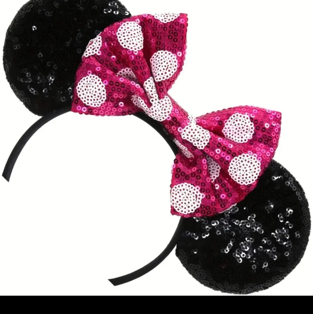 🐭🐭NEW🐭🐭ADORABLE!! MINNI MOUSE EARS Headband in PINK